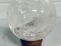 Bergkristal bol + standaard - afbeelding 2 van  4