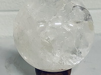 Bergkristal bol + standaard - afbeelding 4 van  4