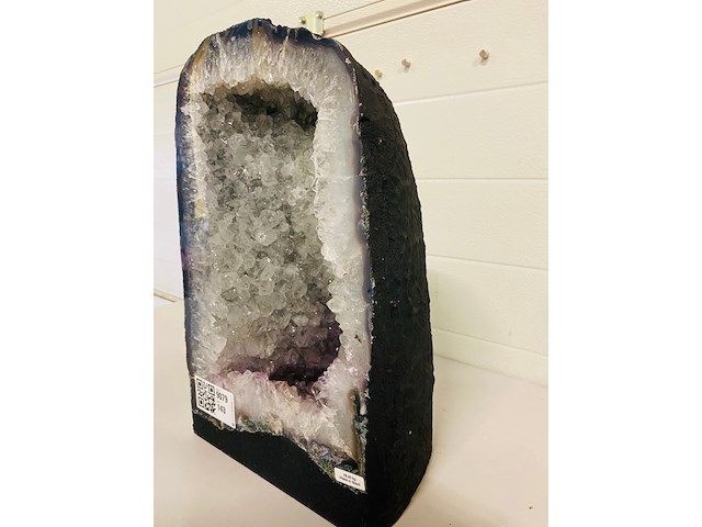 Bergkristal met amethist geode - afbeelding 5 van  6