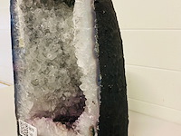Bergkristal met amethist geode - afbeelding 5 van  6