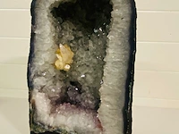 Bergkristal met amethist geode - afbeelding 1 van  7