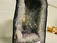 Bergkristal met amethist geode - afbeelding 2 van  7