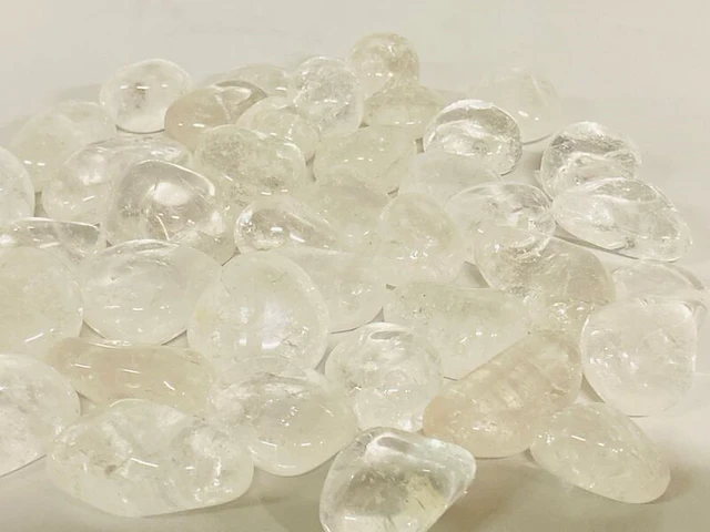Bergkristal trommelstenen, 2 kilo - afbeelding 3 van  4