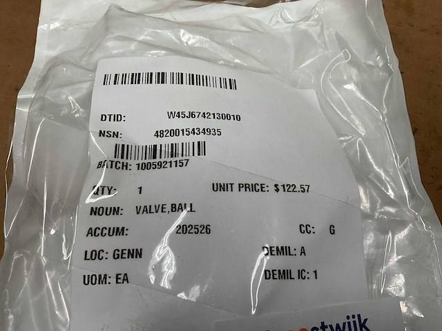 Bergstrom valve - afbeelding 4 van  5