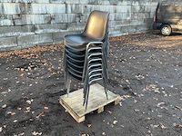 Bericoplast helene 1004/a kantinestoel 8x