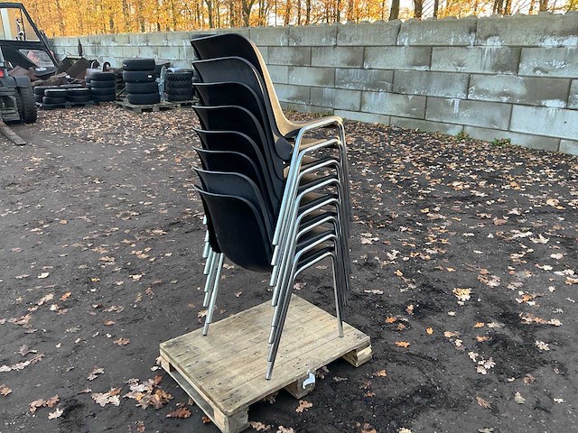 Bericoplast helene 1004/a kantinestoel 8x - afbeelding 6 van  10