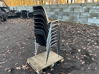 Bericoplast helene 1004/a kantinestoel 8x - afbeelding 6 van  10