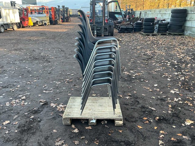 Bericoplast helene 1004/a kantinestoel 8x - afbeelding 7 van  10