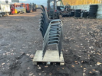 Bericoplast helene 1004/a kantinestoel 8x - afbeelding 7 van  10