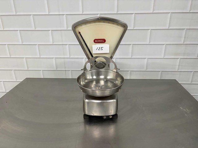Berkel - 1961 - rvs toonbank weegschaal - afbeelding 1 van  4