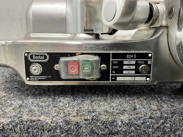 Berkel - 834 s - snijmachine - afbeelding 2 van  8