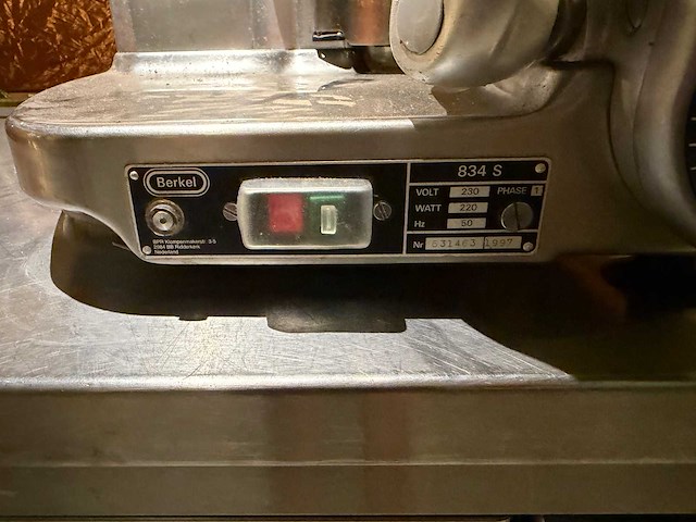 Berkel - 834 s - snijmachine - afbeelding 6 van  7
