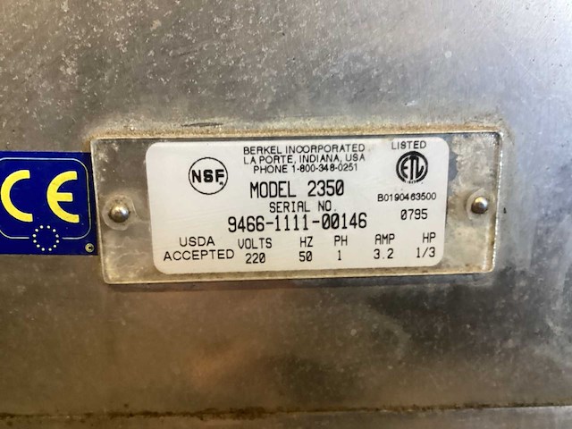 Berkel 2350 snijmachine - afbeelding 4 van  20