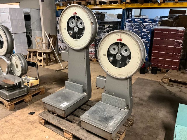 Berkel 3000 weegschaal (2x) - afbeelding 1 van  6