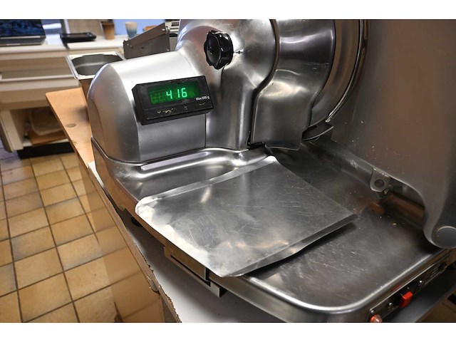 Berkel 834s rvs vleessnijmachine met digitale aflezing - afbeelding 2 van  4