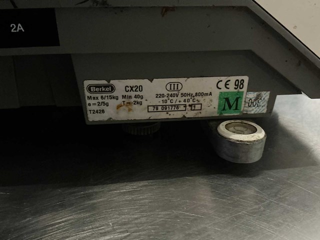 Berkel cx20 weegschaal - afbeelding 6 van  6