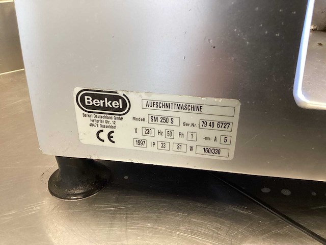 Berkel sm250s snijmachine - afbeelding 14 van  15