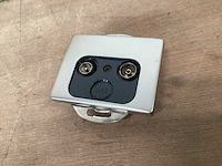 Berker arsys rvs wandcontactdoos coax (183x) - afbeelding 2 van  2