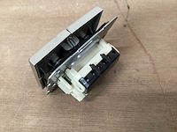 Berker k5 rvs schakelaar inbouw, dubbele wisselschakelaar (58x) - afbeelding 3 van  4