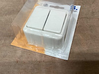 Berker schakelaar opbouw, dubbele serieschakelaar (39x) - afbeelding 3 van  4