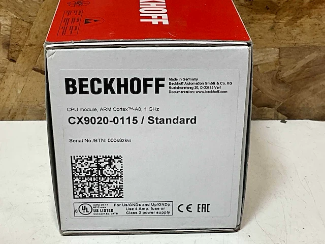 Berkhoff cx9020-0115 cpu module 1 ghz - afbeelding 7 van  7