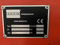 Berko - 2015 - br53-13 - schroefcompressor (2x) - afbeelding 12 van  14