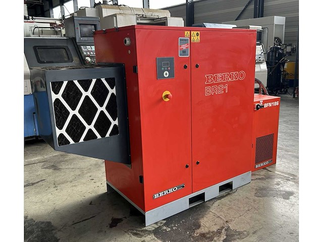 Berko - br21/10 + bfn 186 - schroefcompressor met droger - afbeelding 3 van  10