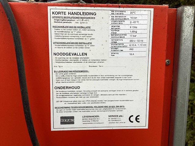 Berko br50 compressor - olie/water afscheider - luchtdroger - afbeelding 14 van  23