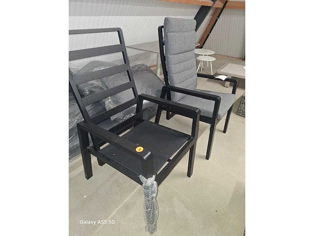 Berlijn - verstelbare tuinstoel (4x) - afbeelding 2 van  4