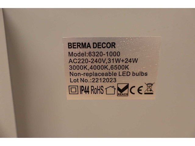 Berma decor - nl-3040 - spiegelverwarming / mirror defogger - afbeelding 10 van  10