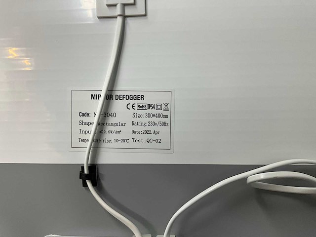 Berma decor - verwarmde spiegel 98,5 cm - afbeelding 5 van  7