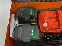 Bermmaaier husqvarna, 520irx, bouwjaar 2022, inclusief accupakket (2 accu's en lader) - afbeelding 8 van  9