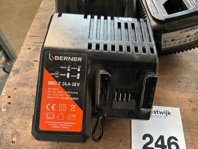 Berner accu lader (3x) - afbeelding 2 van  4