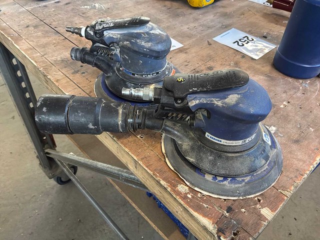 Berner bpt-ros 150 pneumatische handschuurmachine (2x) - afbeelding 1 van  10