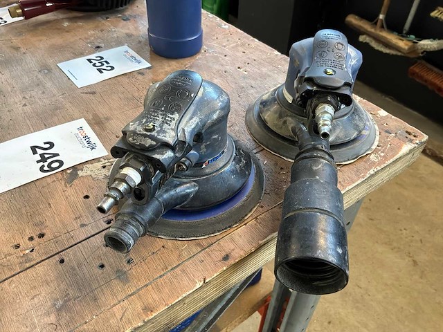 Berner bpt-ros 150 pneumatische handschuurmachine (2x) - afbeelding 2 van  10