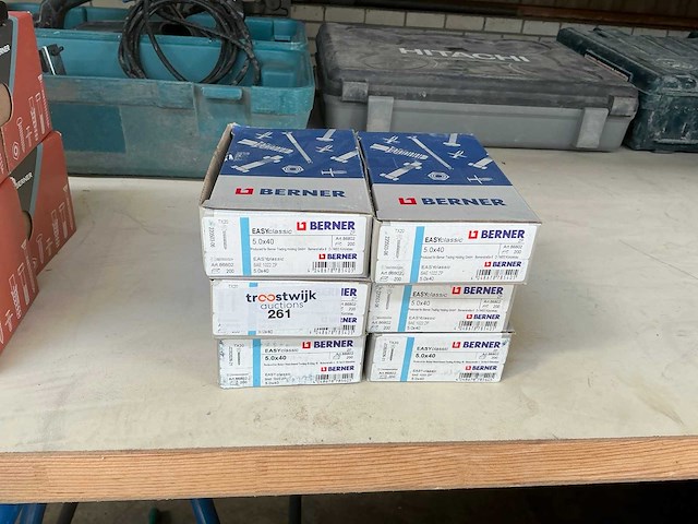 Berner easyclassic 5.0x40 spaanplaatschroeven (1200x) - afbeelding 1 van  1