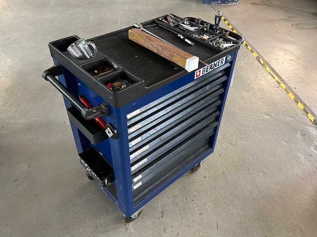 Berner gereedschapswagen met inhoud - afbeelding 5 van  12