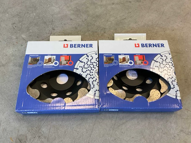 Berner special line premium 125x22.23mm diamant schuurkom (2x) - afbeelding 1 van  2