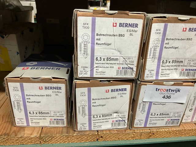 Berner zelfborende schroef 6.3 x 85 mm (900x) - afbeelding 2 van  2