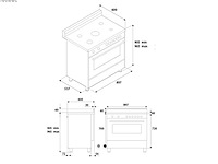 Bertazzoni ams9ind61bx inductie fornuis - afbeelding 3 van  10