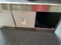 Bertazzoni k90amlna afzuigkap met motor en verlichting zwart/rvs - afbeelding 3 van  4