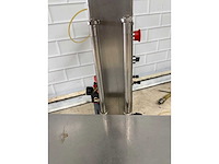 Bertolini - dsa1000 - rvs vulmachine met pedaalbediening - afbeelding 4 van  12