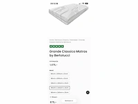 Bertolucci grande classico 160x200x21cm matras - afbeelding 2 van  6