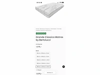 Bertolucci grande classico 180x200x21cm matras - afbeelding 10 van  17