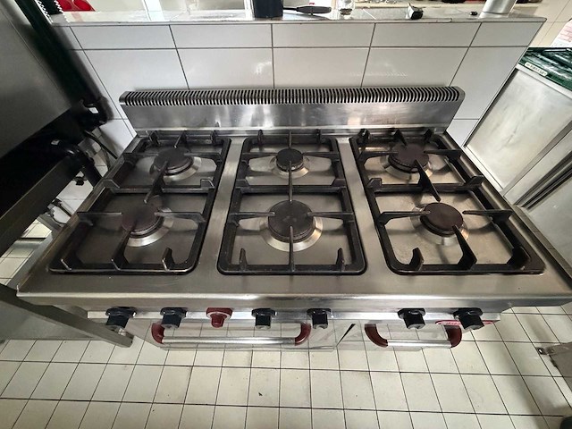 Bertos - rvs gasfornuis met oven - afbeelding 2 van  4