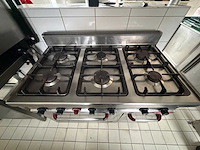 Bertos - rvs gasfornuis met oven - afbeelding 2 van  4