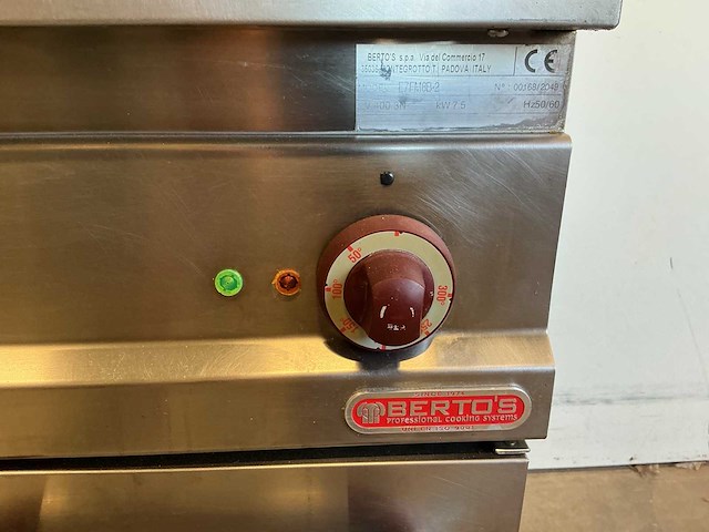 Berto’s e7fm8b-2 gasbakplaat - 7,5kw - afbeelding 10 van  11