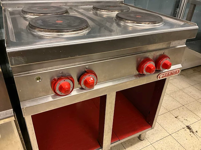 Berto’s e7p4b elektrisch fornuis - afbeelding 4 van  7