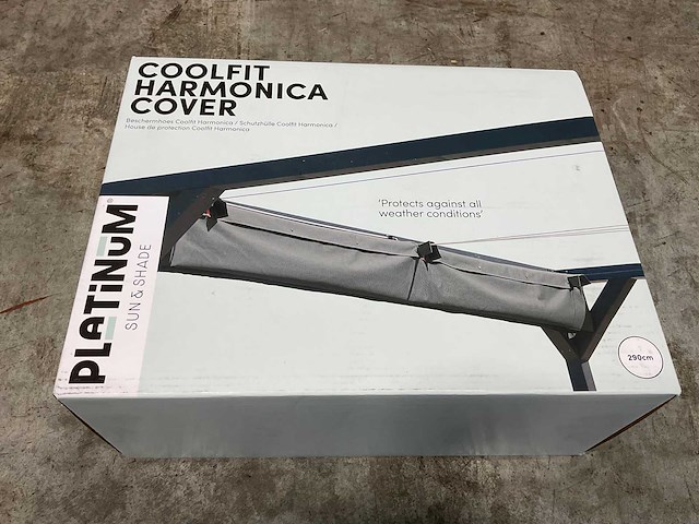 Beschermhoes voor harmonica-schaduwdoek 290cm (5x) - afbeelding 2 van  6