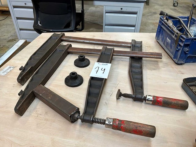 Bessey constructieklem (2x) - afbeelding 1 van  2